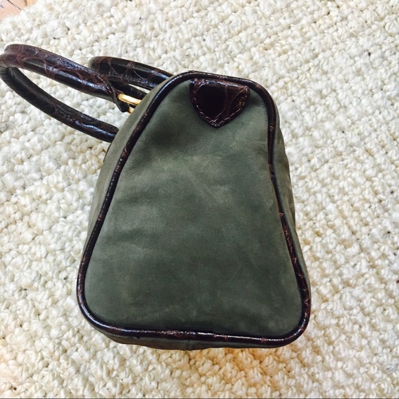 Terrida Italy Mini Leather/Crocodile Satchel - Picture 3 of 4